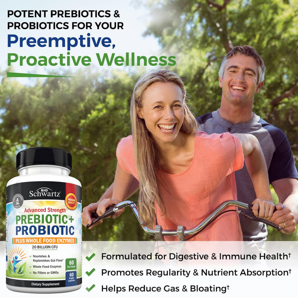 BioSchwartz packaging emphasizes gluten-free and dairy-free formula.