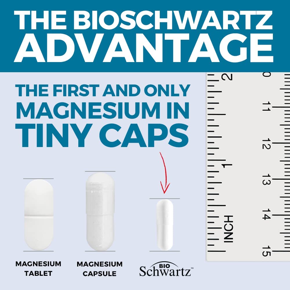 BioSchwartz magnesium bisglycinate for sleep support depicted with relaxing setting