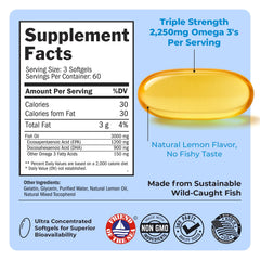 BioSchwartz wild-caught omega-3 fish oil bottle highlighting sustainability