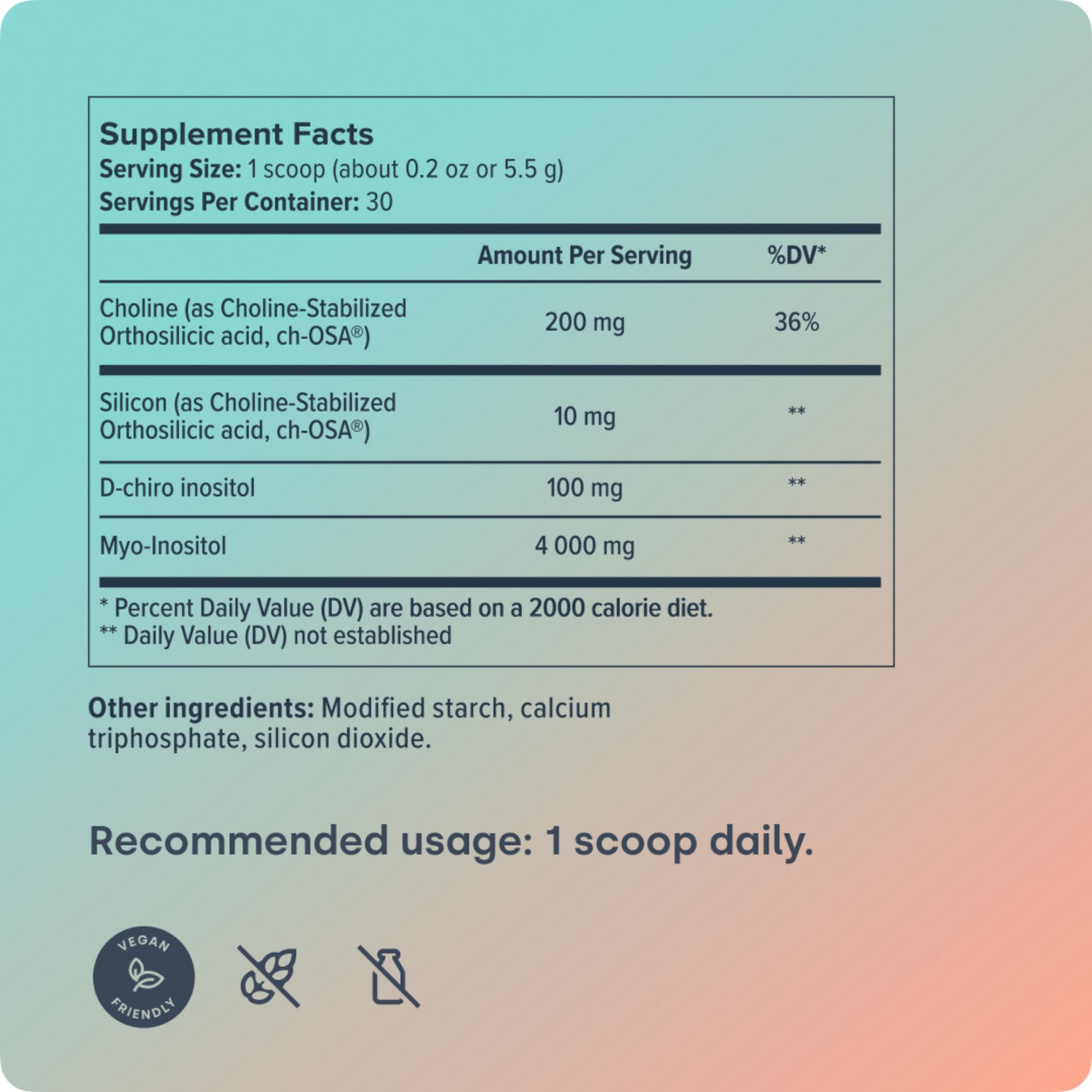 Biosil HerHarmony allergen-free formula free from common triggers.