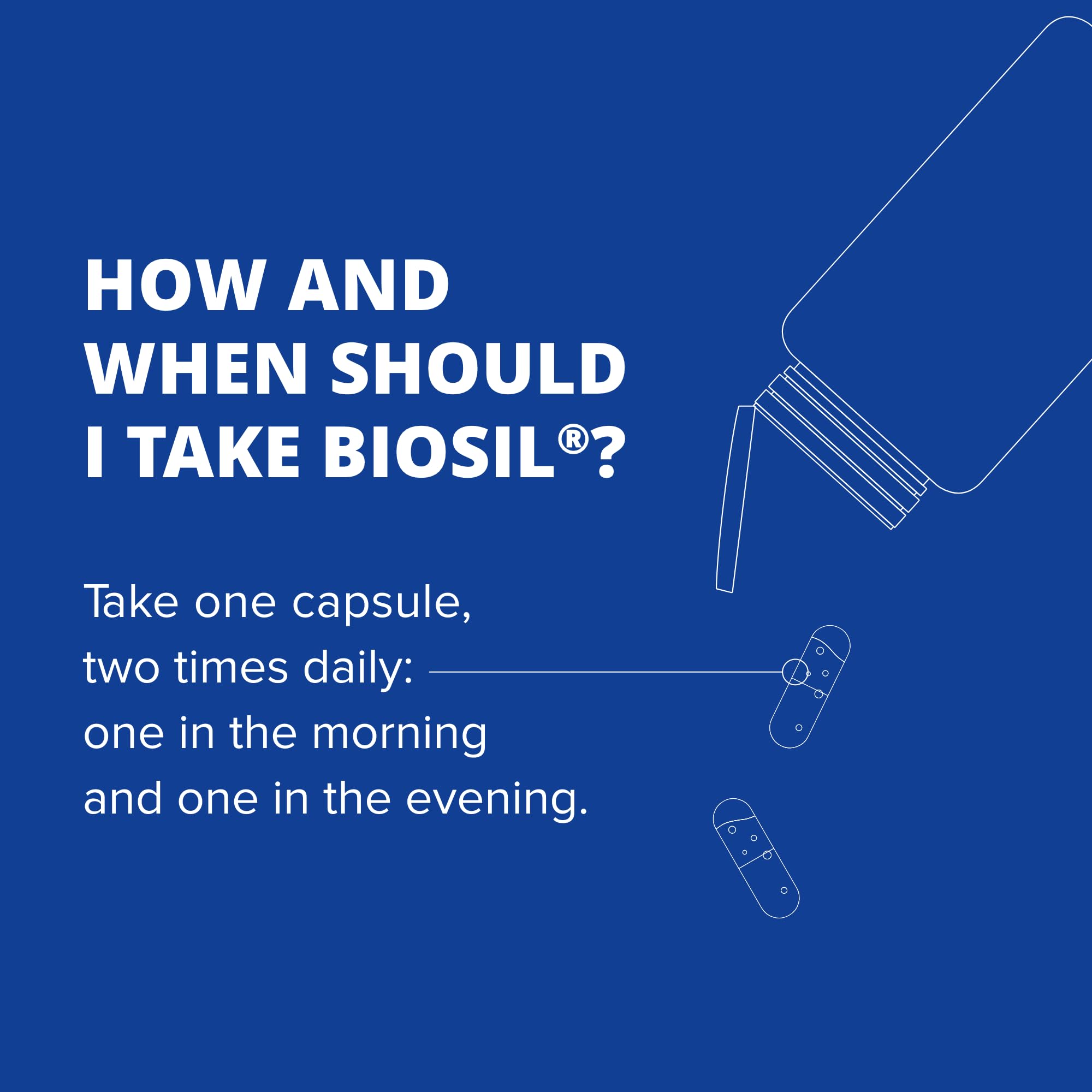 Biosil On Your Game vegan GMO-free claim visuals support clean, allergen-conscious supplement choices.