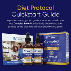 BioSource Labs Complex ProMAX label close-up highlighting key ingredients.