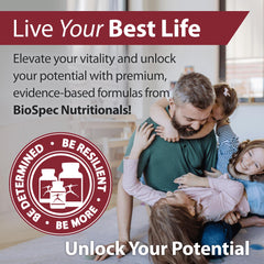 BIOSPEC NUTRITIONALS Glucose-IR biotin capsule suggesting daily metabolic support.