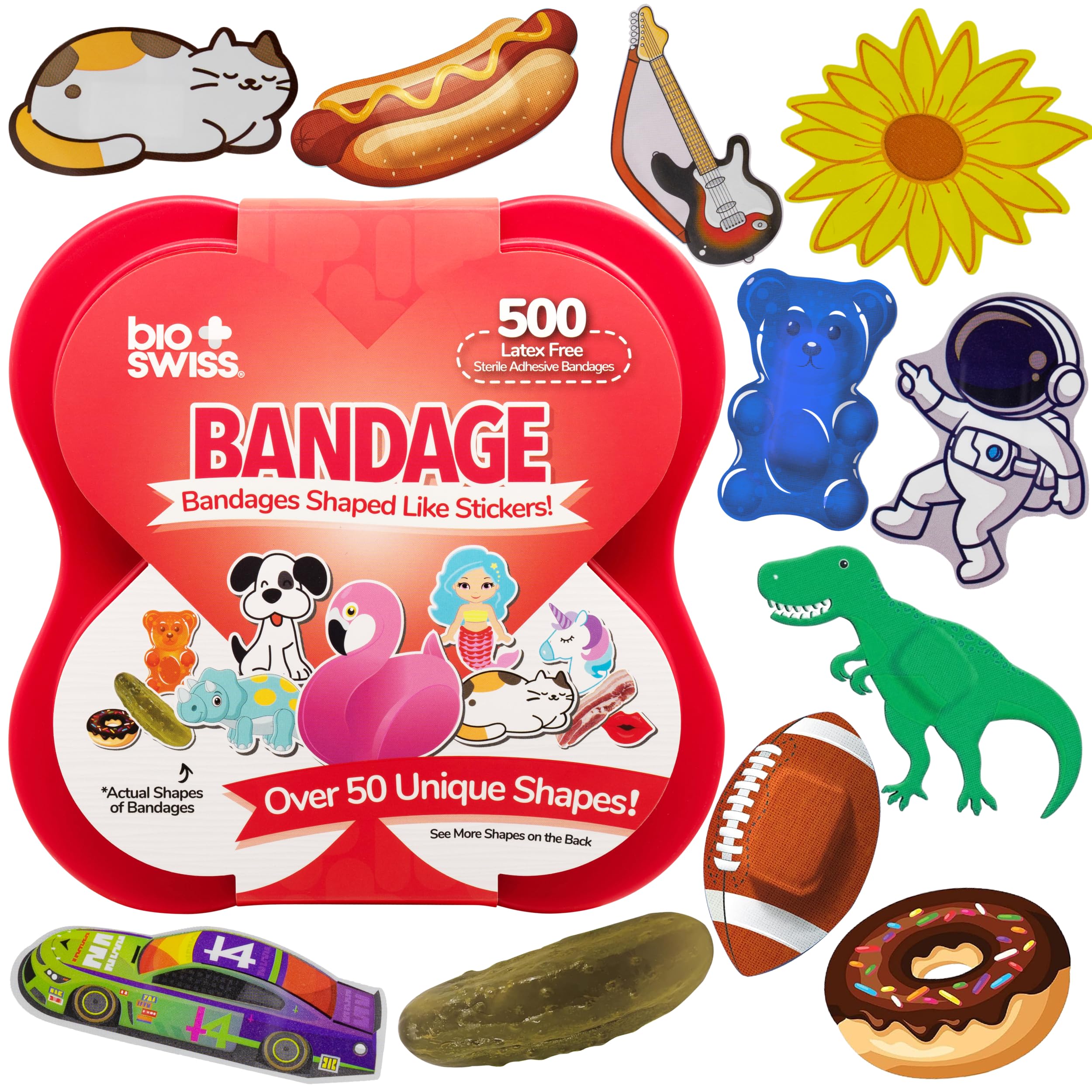 BioSwiss unicorn bandage design cushions minor wounds for kids