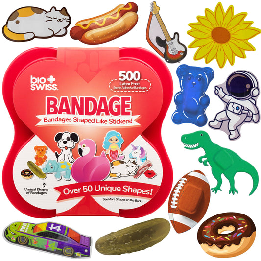 BioSwiss unicorn bandage design cushions minor wounds for kids
