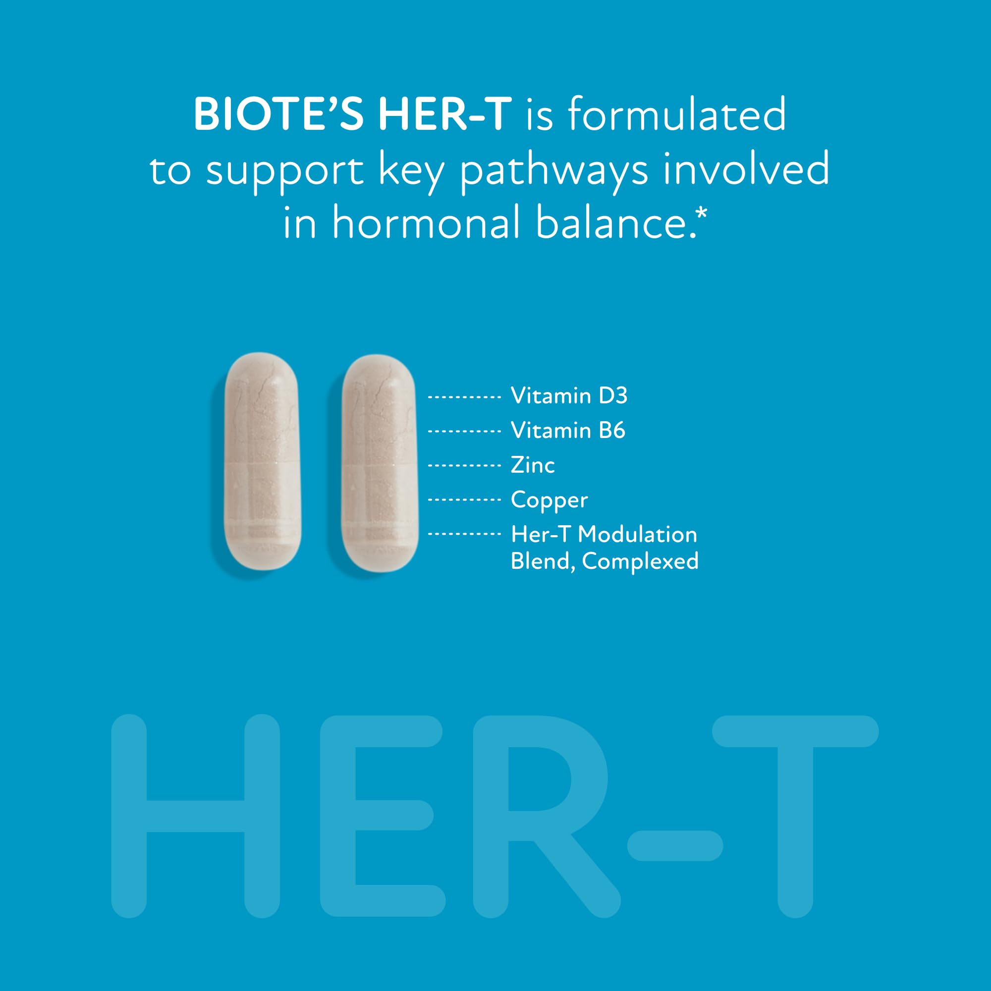Biote HER-T label information showing dosage guidance.