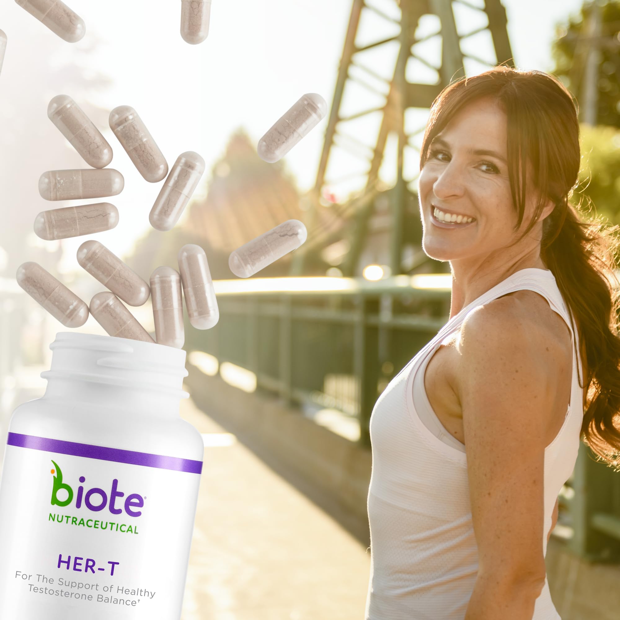Biote HER-T on store shelf indicating accessibility for women.