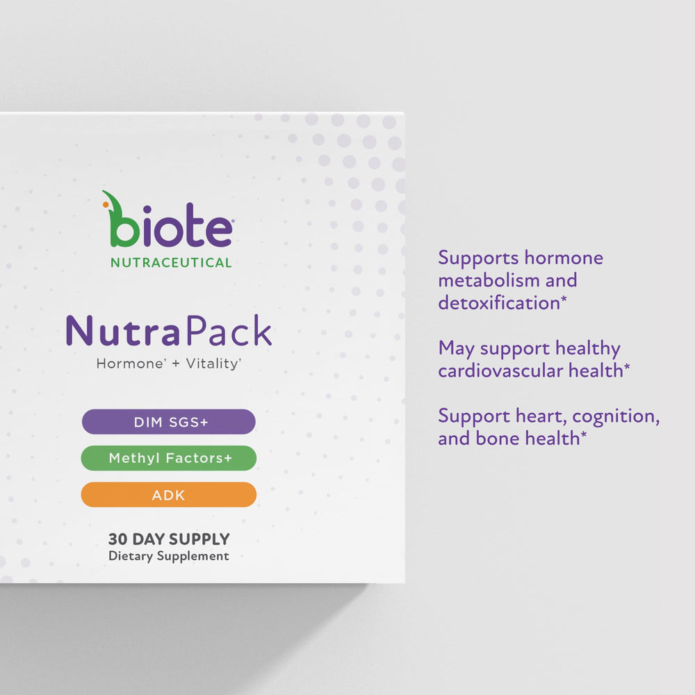 Biote NutraPack serving packets enable easy daily intake.