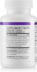 Biote Urox+ bottle label close-up with ingredients and dosage guidance