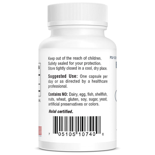 Bio-Tech Pharmacal Melatonin label visible on bedside table for easy reference