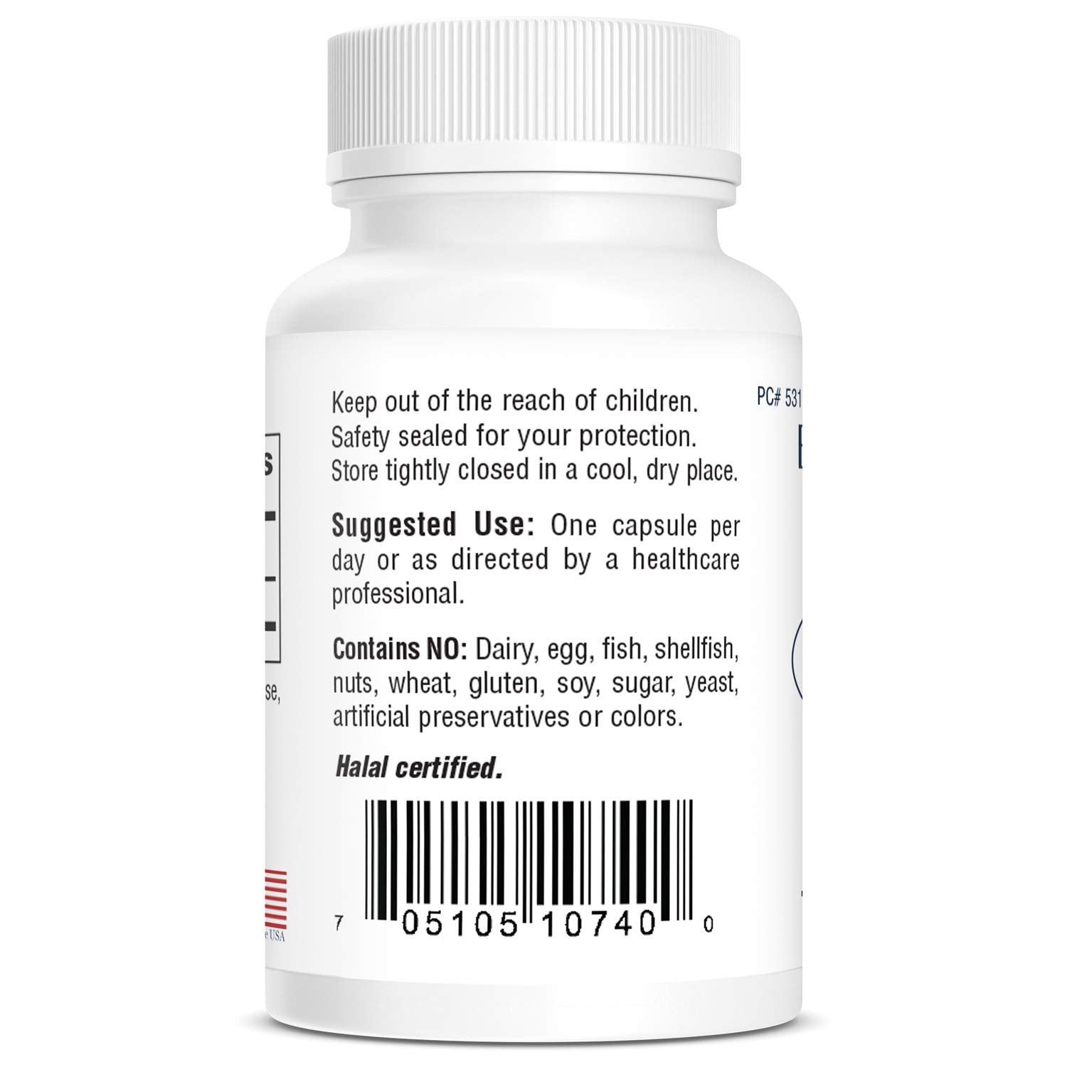 Bio-Tech Pharmacal Melatonin label visible on bedside table for easy reference