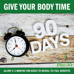 Biotek Bio-35 flaxseed safflower oil blend highlights healthy fats.