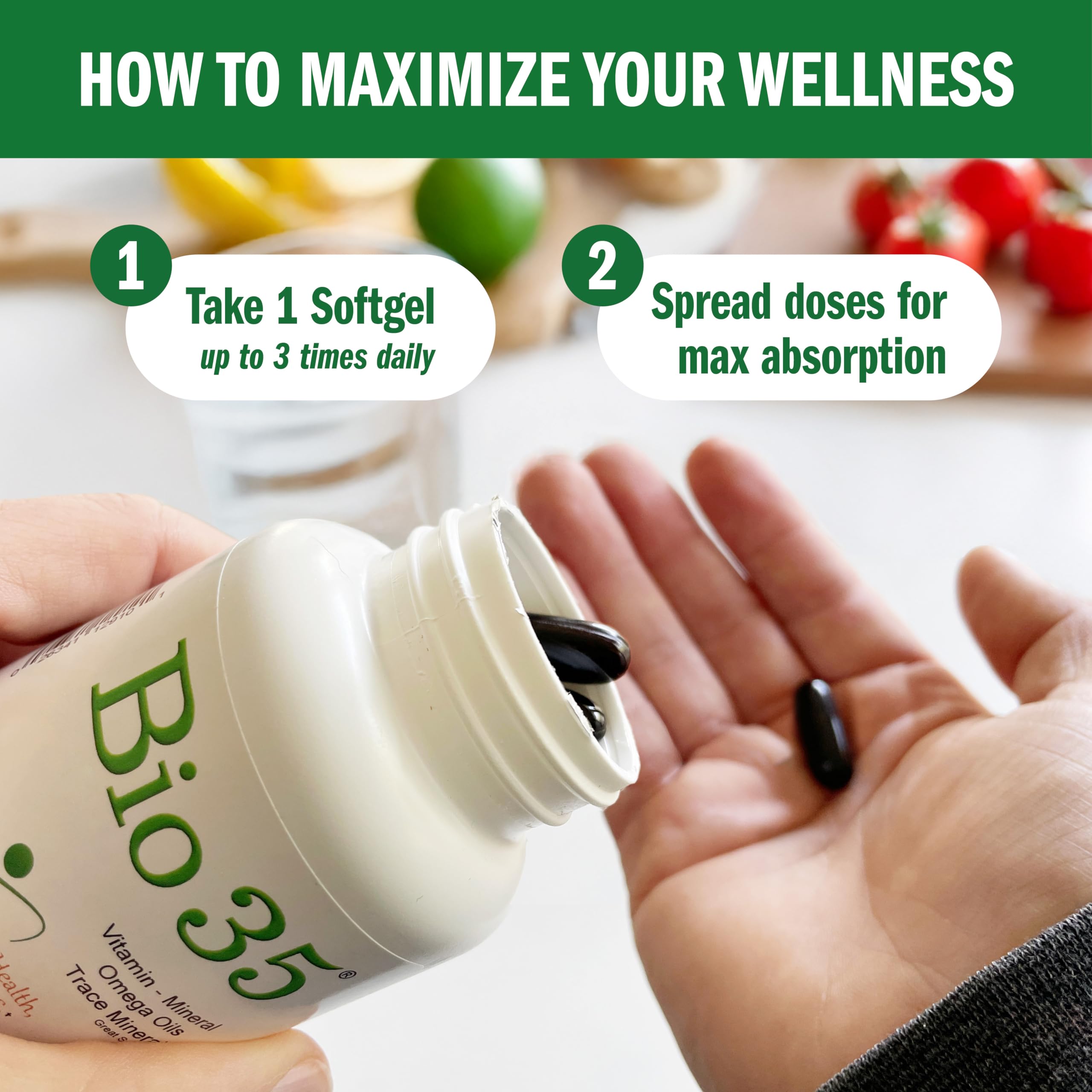 Bio-35 features 72+ trace minerals sourced from the Great Salt Lake.