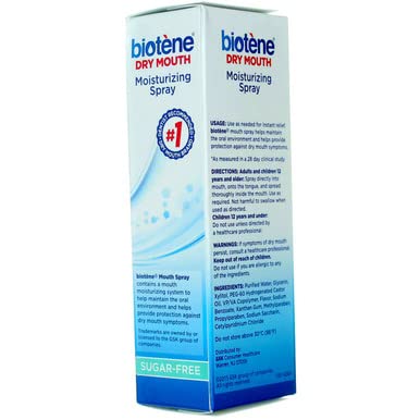 Biotène daily use scene shows discreet moisture throughout the day.