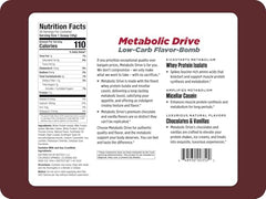Biotest Metabolic Drive Protein Chocolate mixing — creamy texture during shake preparation.
