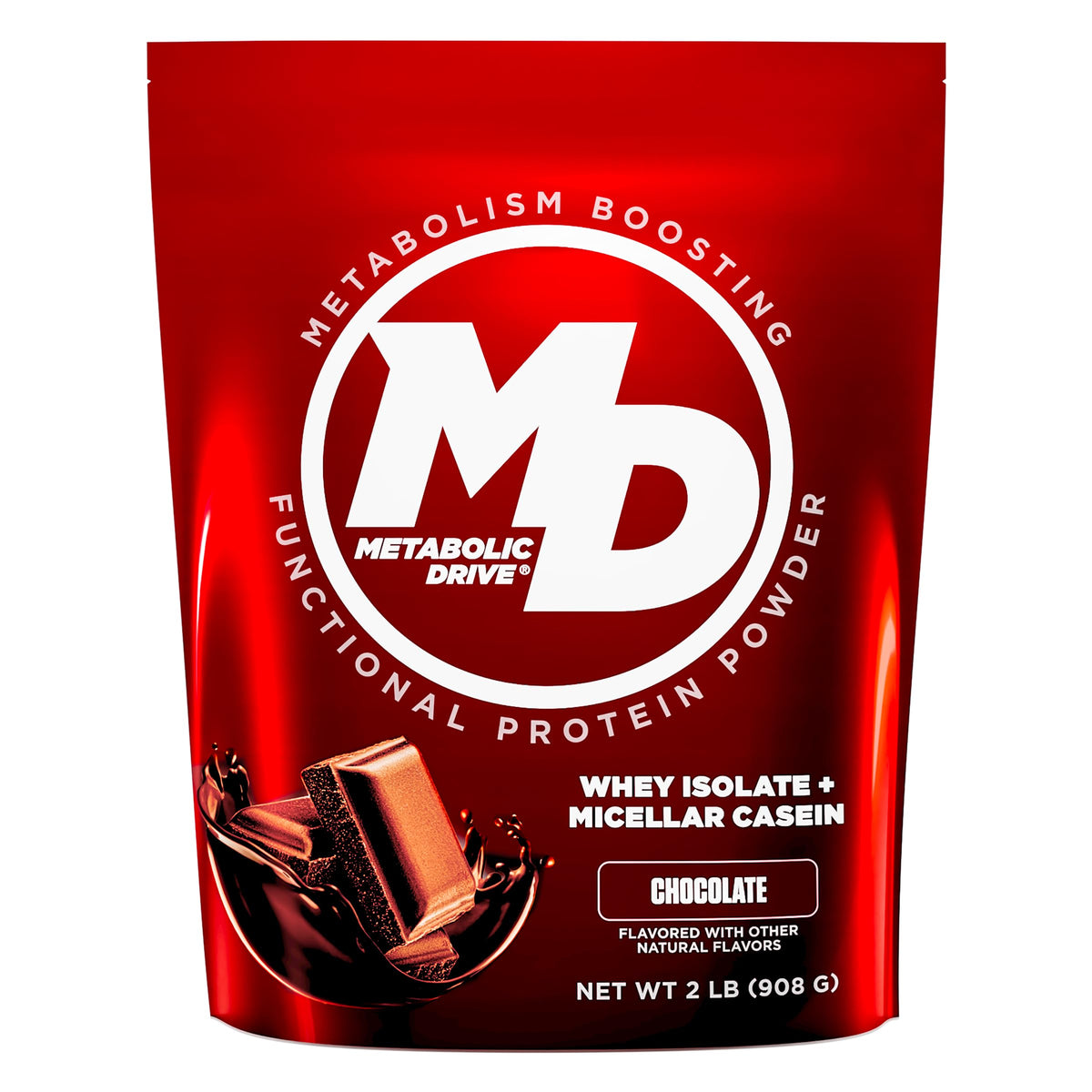 Biotest Metabolic Drive Protein Chocolate serving — smooth taste for post-workout nourishment and sustained energy.