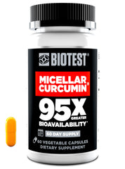 Biotest Micellar Curcumin bottle front view for daily use