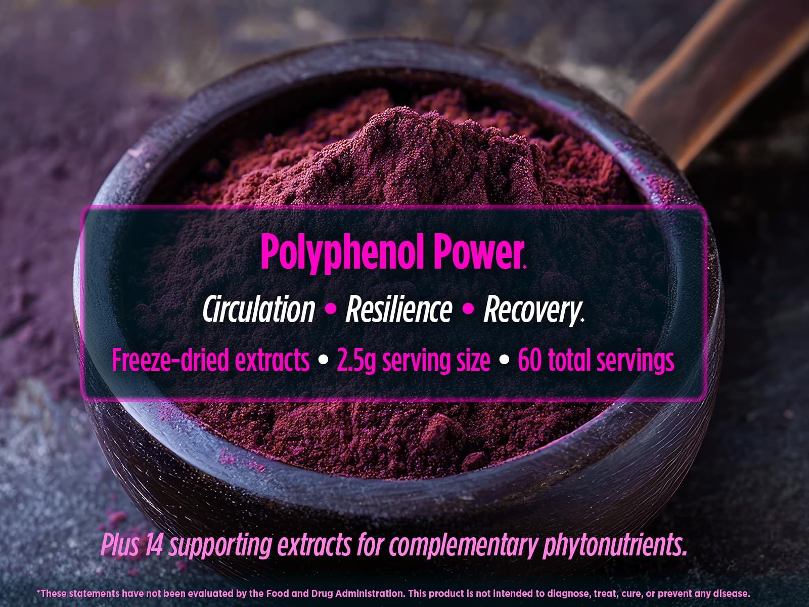 Biotest Superfood mixed-in-water in glass demonstrating easy use.