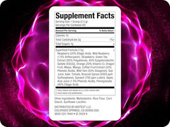 Biotest Superfood scoop-powder showing convenient 2.5 g serving.