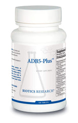 Biotics Research ADB5-Plus bottle-front view signaling adrenal support.