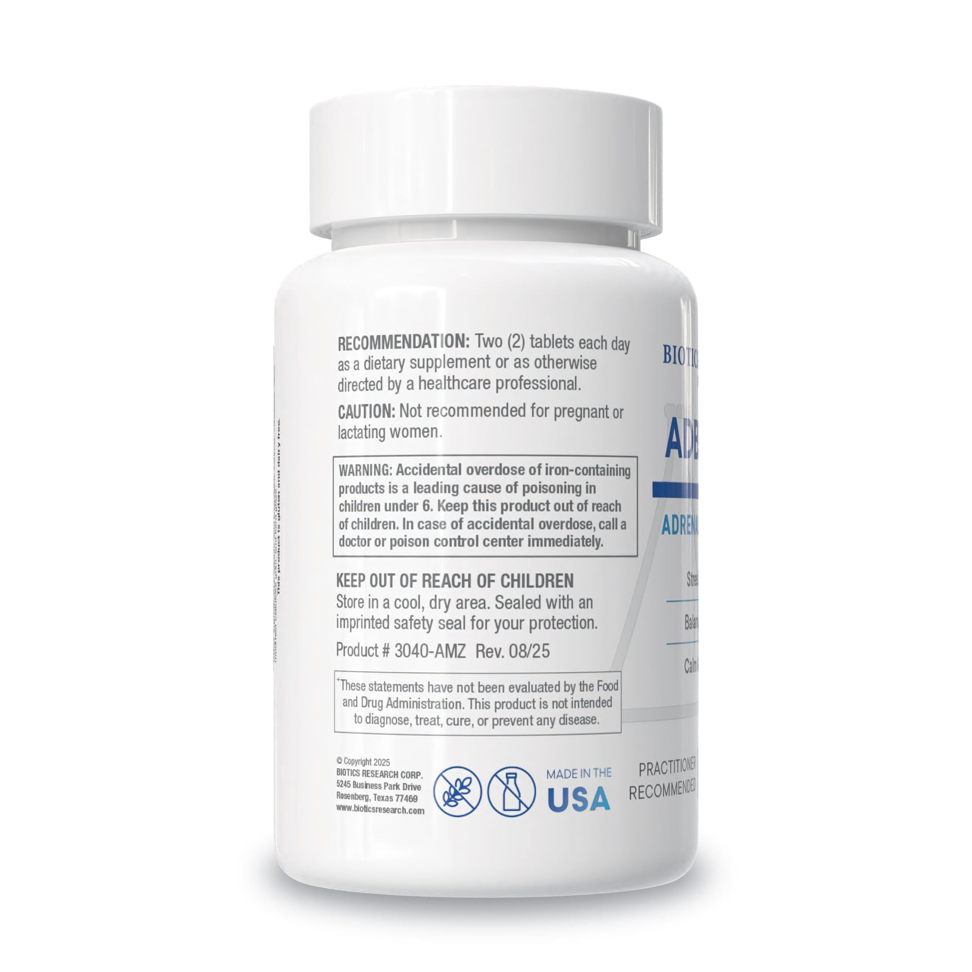 BIOTICS RESEARCH ADB5-Plus tablets close-up for easy daily energy support