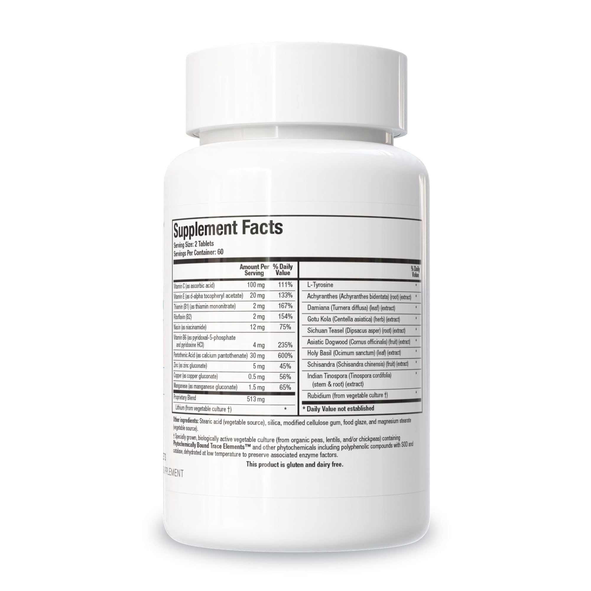 Biotics Research ADHS capsules close-up for convenient adrenal support.