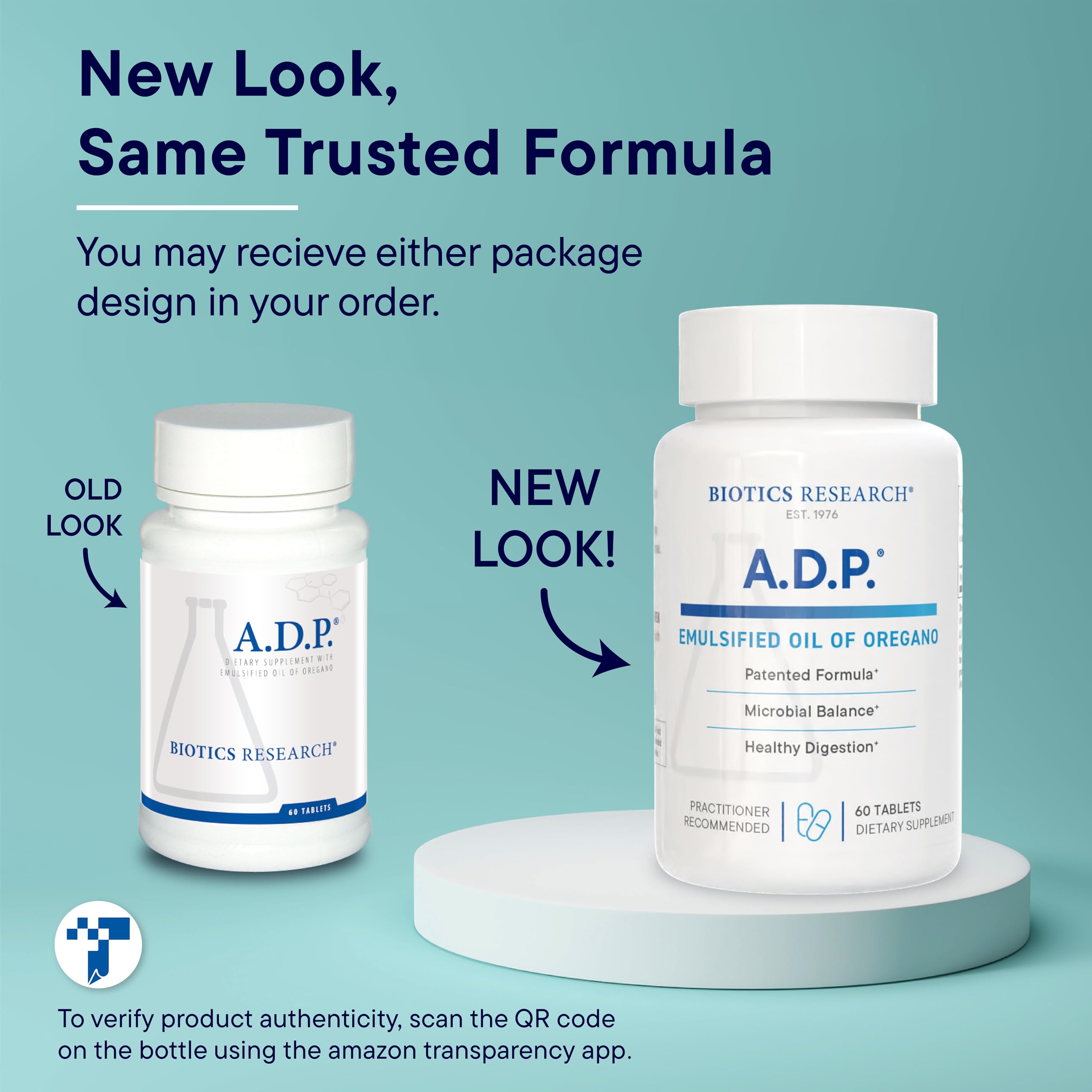 Biotics Research ADP GMP-lab testing badge conveys rigorous quality control