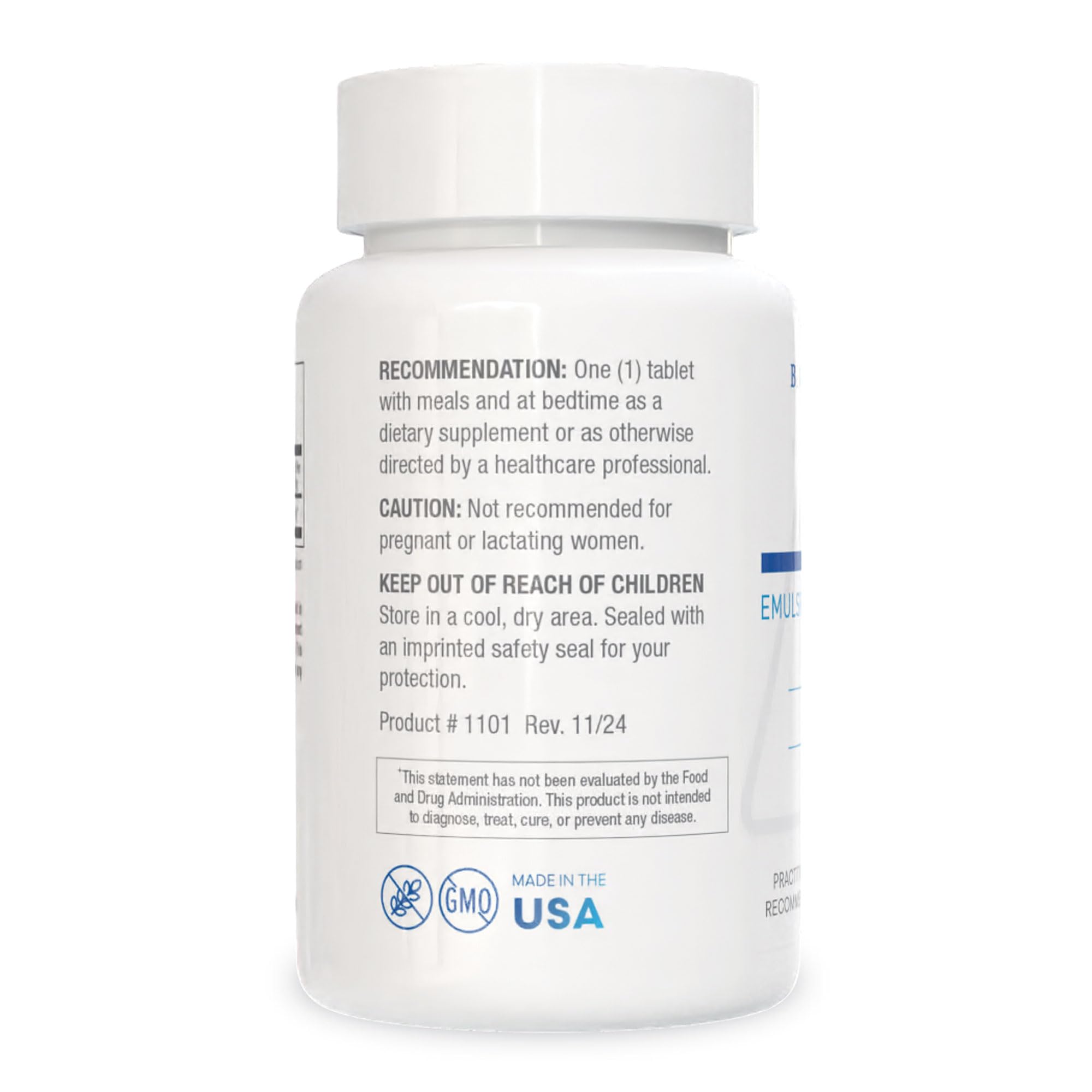 Biotics Research ADP non-GMO USA-made label focuses on quality and safety