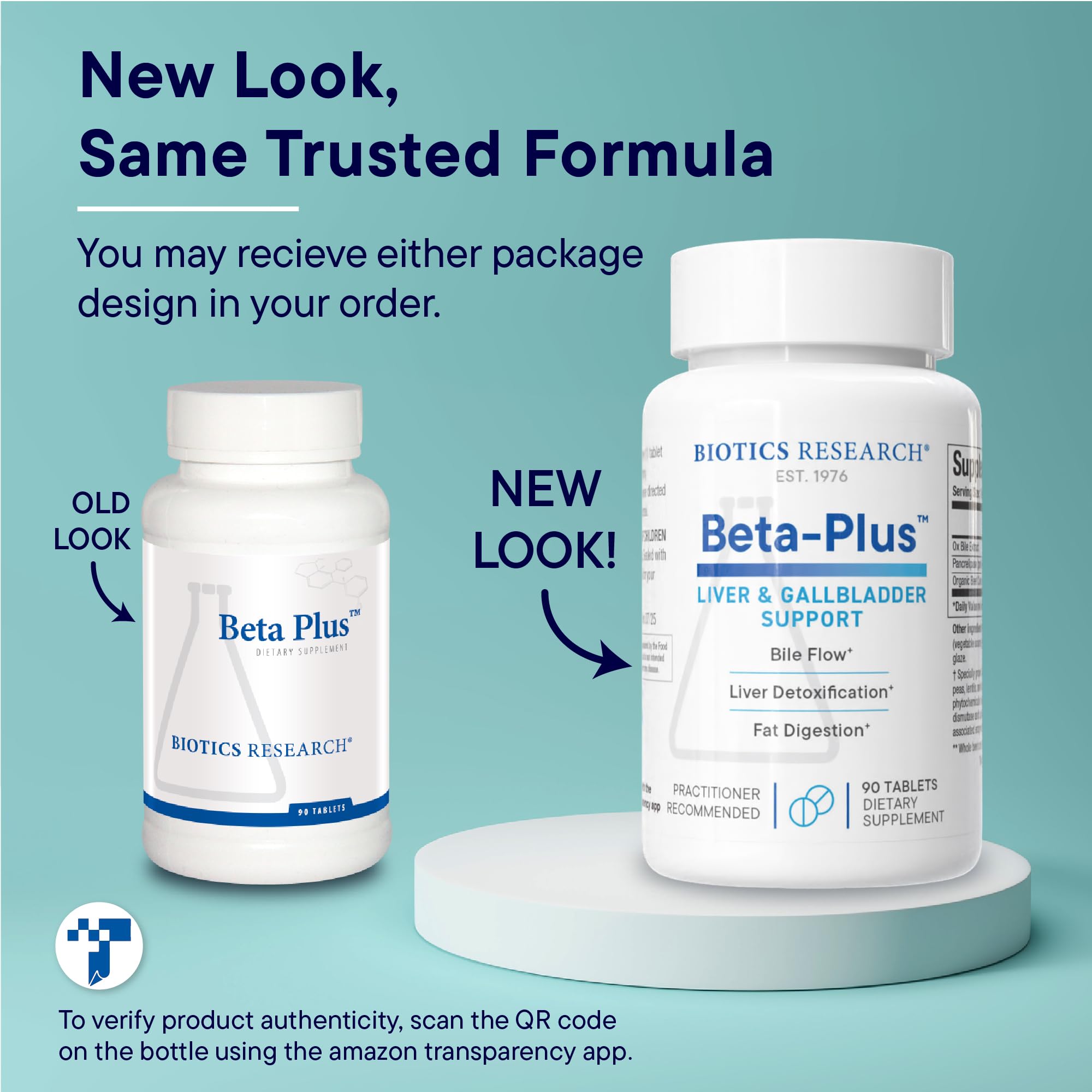 BIOTICS RESEARCH Beta-Plus is gluten-free and tested for purity in a lab