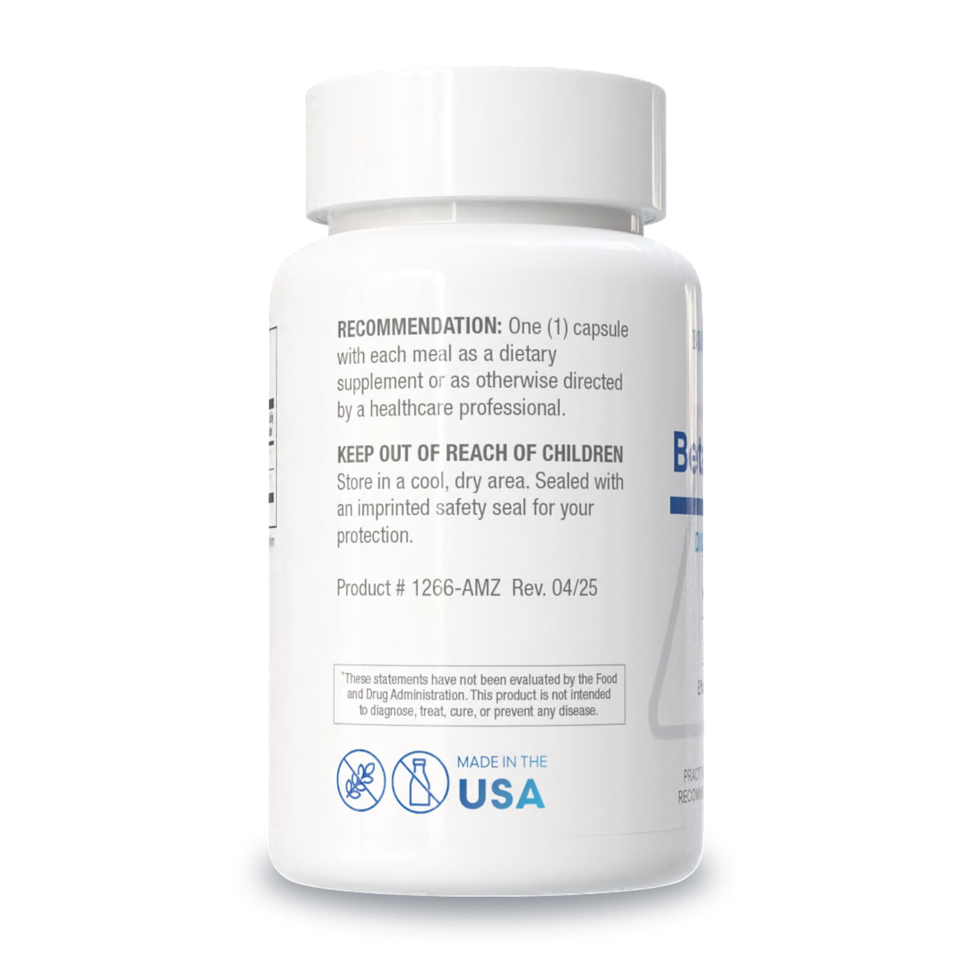 Biotics Research Betaine Plus HP in a digestive scene suggesting meal-time support