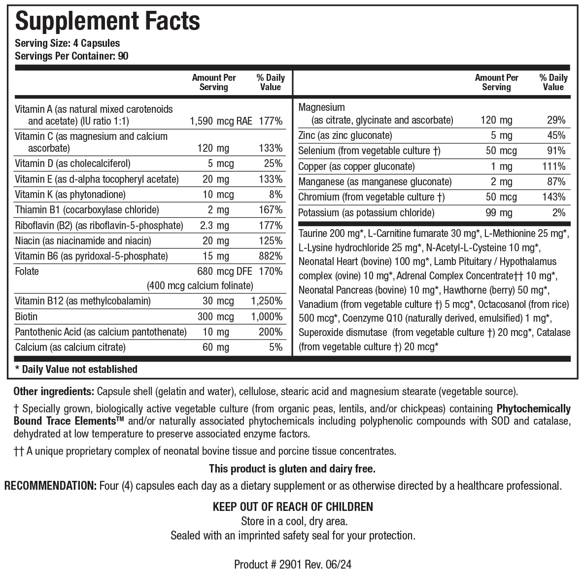Bio Cardiozyme Forte capsules illustrating daily heart vitamins and minerals