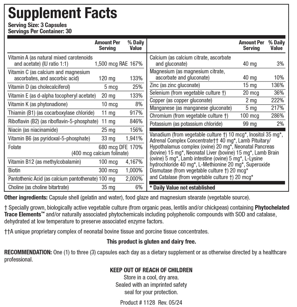 Bio Glycozyme Forte capsules arranged for daily metabolic energy support
