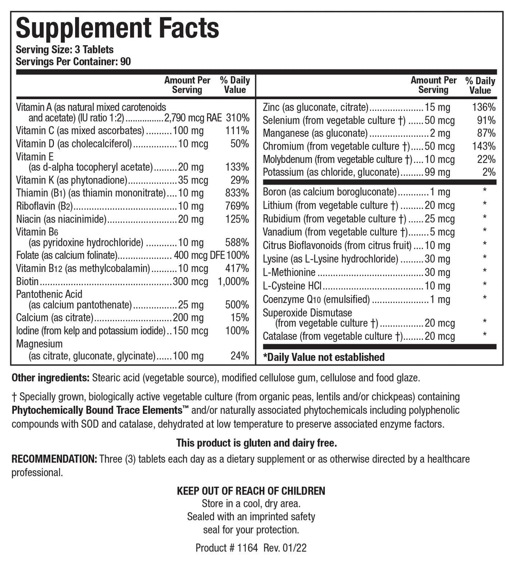Biotics Research Bio Multi Plus emulsified fat-soluble vitamins illustration