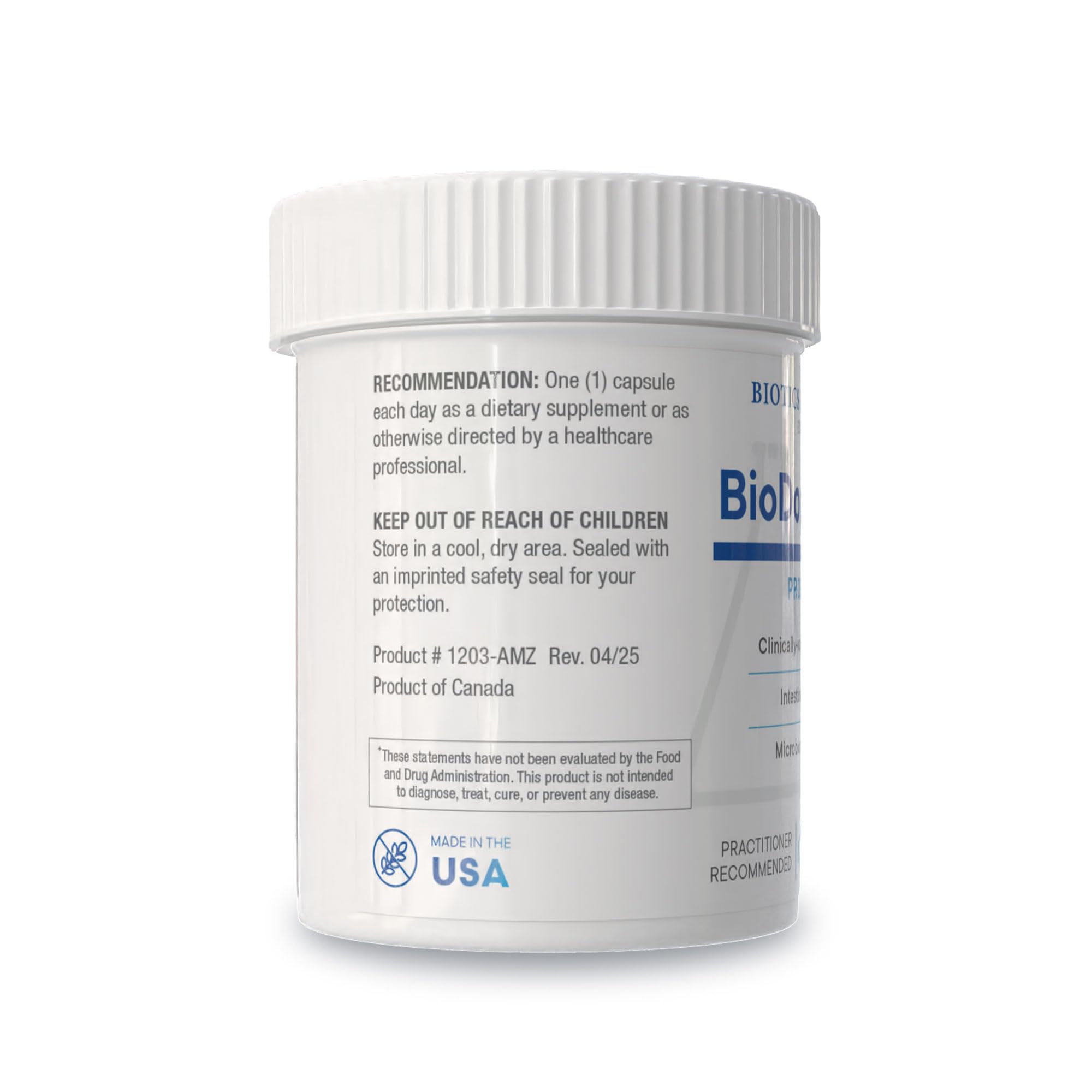 BioDoph-3 bottle highlights dairy-free probiotic capsules for daily wellness