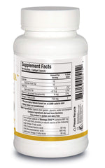 Biomega DHA softgels closeup showing easy daily supplementation.
