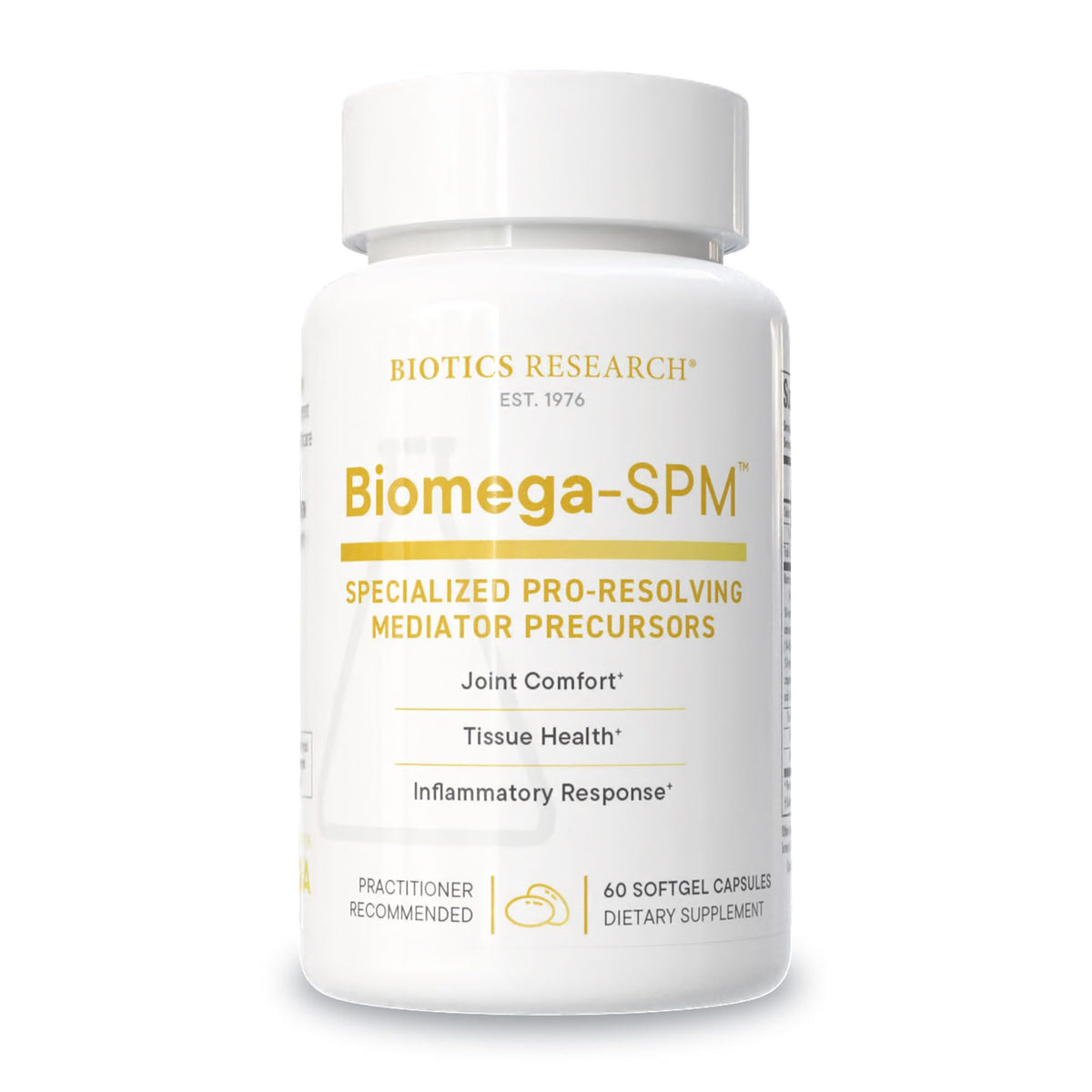 Biotics Research Biomega-SPM bottle front showing joint support potential