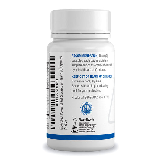 BioProtect Plus capsules close-up highlight the potent antioxidant blend for daily vitality.