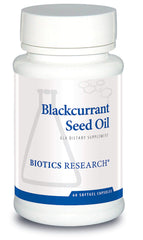 BIOTICS RESEARCH Blackcurrant Seed Oil bottle with softgels for daily wellness