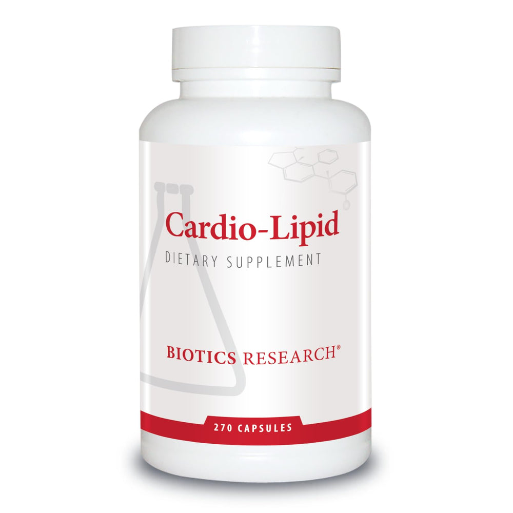 Biotics Research Cardio-Lipid front bottle for professional cardiovascular support.