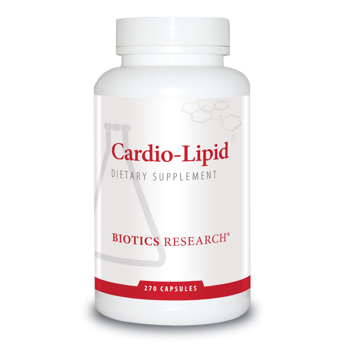 Biotics Research Cardio-Lipid front bottle for professional cardiovascular support.