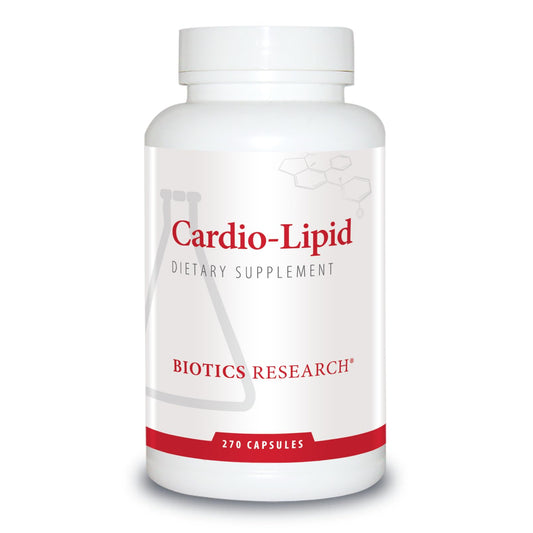 Biotics Research Cardio-Lipid front bottle for professional cardiovascular support.