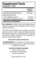 Biotics Research Cytozyme-B raw lamb brain image shows glandular brain support.