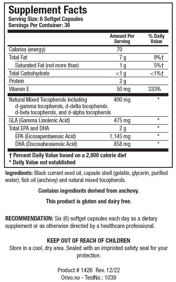 Biotics Research EFA-SIRT Supreme softgels close-up showing joint comfort use.