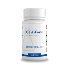 Biotics Research GTA-Forte bottle and label signaling endocrine support for daily balance