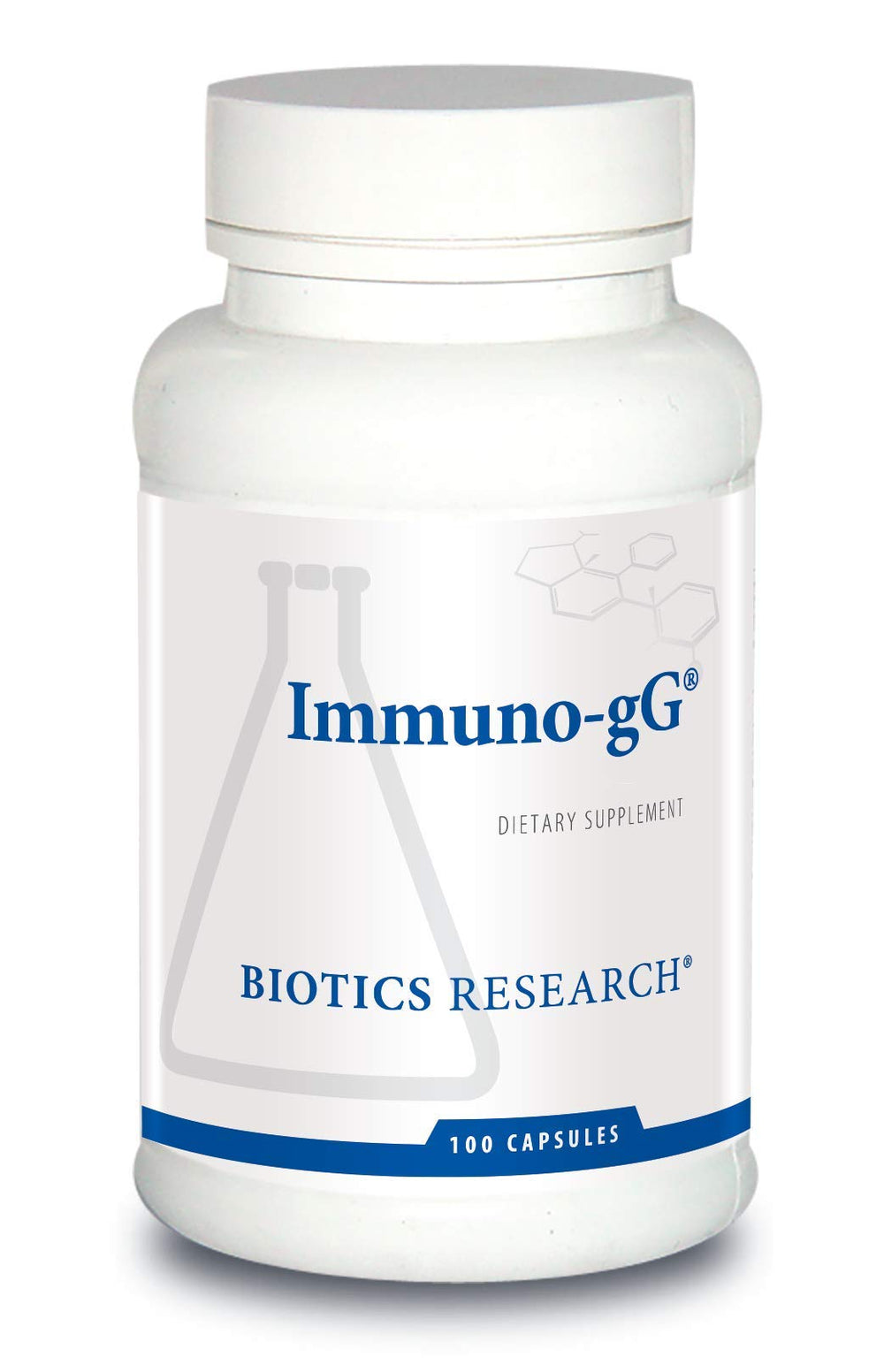 BIOTICS RESEARCH Immuno-gG bottle with capsules for immune support