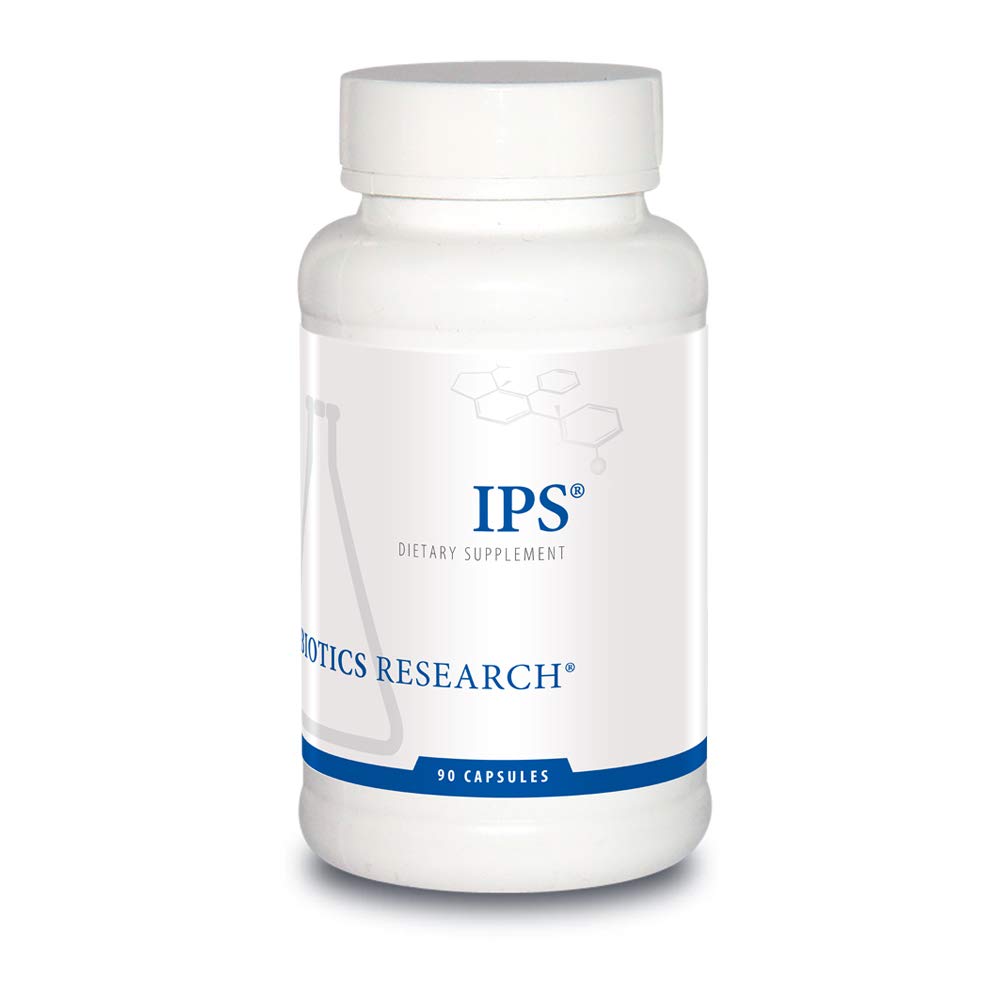Biotics Research IPS gut support bottle for overall GI comfort and easy daily use.