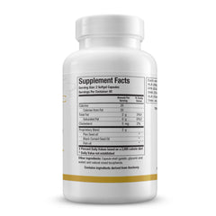 Biotics Research Optimal EFAs-BC bottle pour showing convenient dosing
