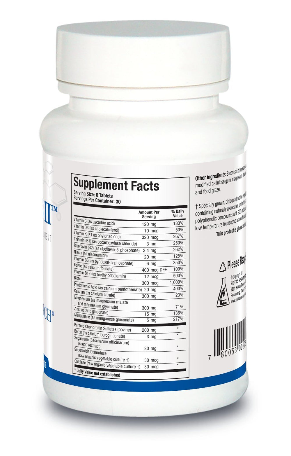 Osteo B II packaging highlights a multi-nutrient approach for skeletal health.