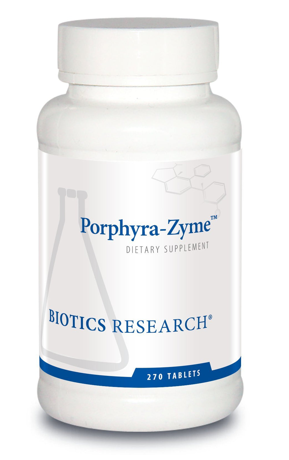 BIOTICS RESEARCH Porphyra-Zyme bottle for gentle detox support and antioxidant protection.