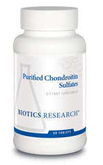 Biotics Research Purified Chondroitin Sulfates bottle front for daily joint support